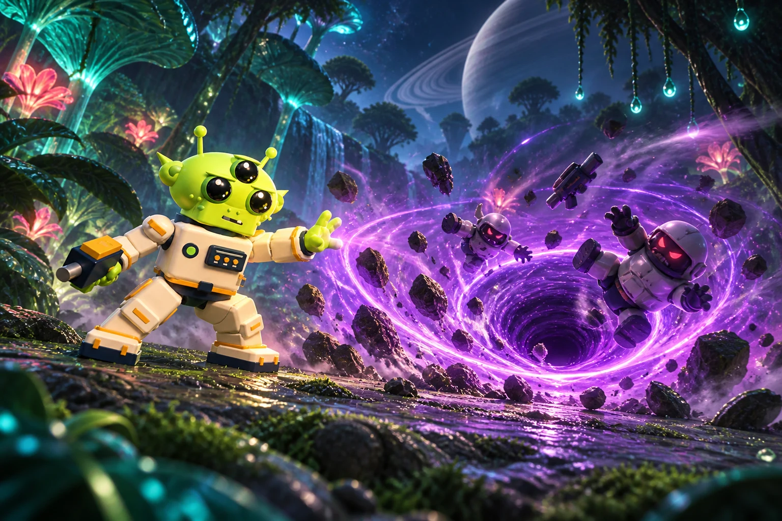 EXPLORER ZIGLOU using the ‘Pocket Vortex’ ultimate in the arena.