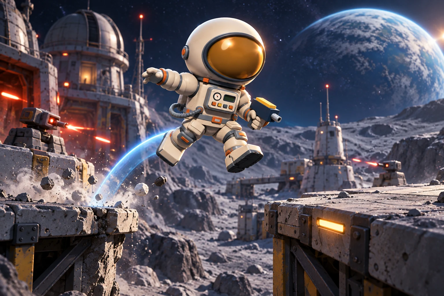 COSMO SHIFT demonstrating the ‘One Small Step’ passive in the arena.