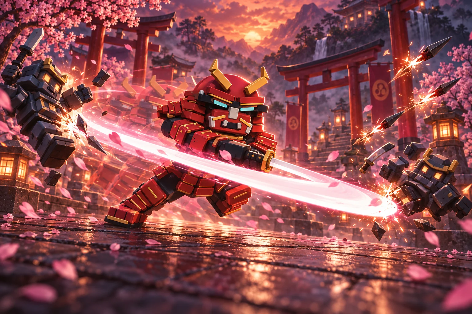 MASTER NITPICK using the ‘Phantom Blade’ ultimate in the arena.
