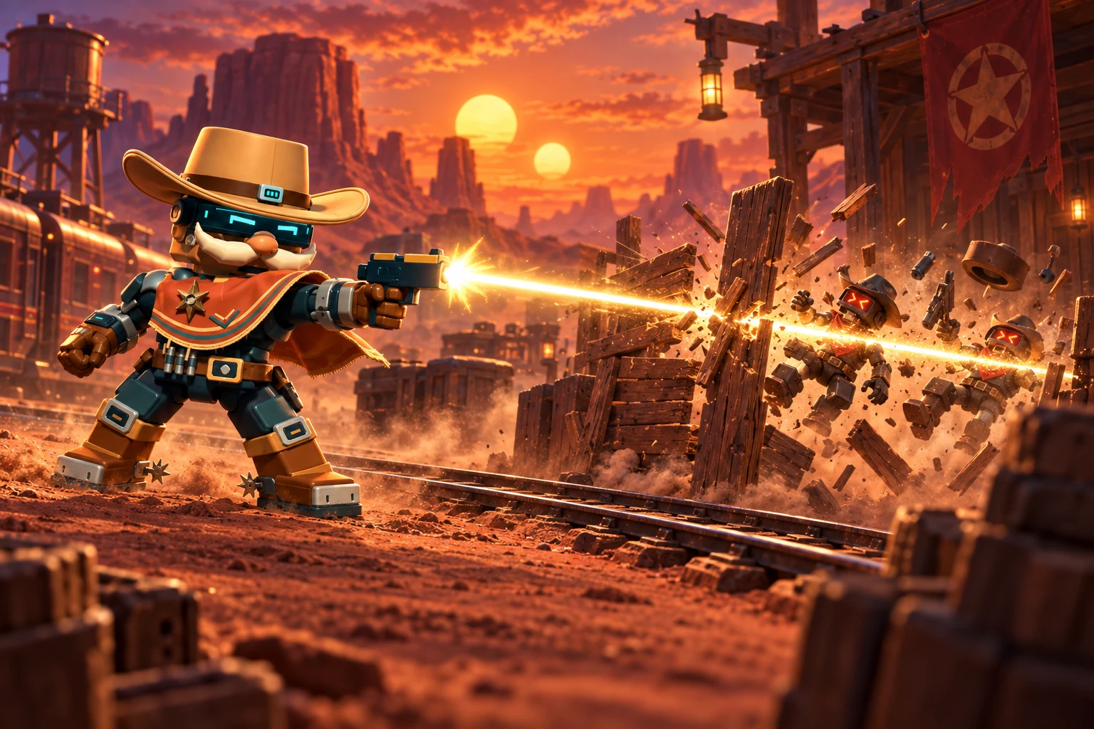 MARSHAL HIGH NOON using the ‘High Noon’ ultimate in the arena.